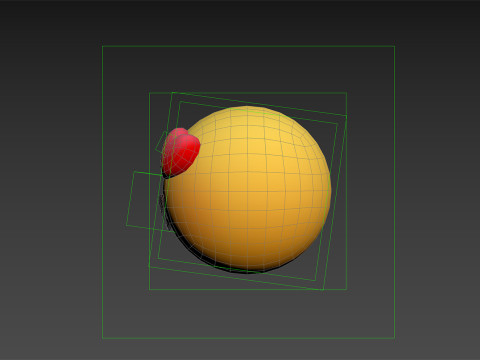 Heart Eyes Emoji 3D Model