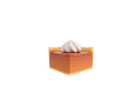 Pumpkin Pie 3D Model