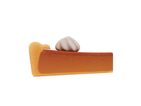 Pumpkin Pie 3D Model