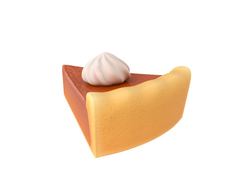 Pumpkin Pie 3D Модель