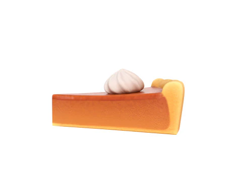 Pumpkin Pie 3D Model