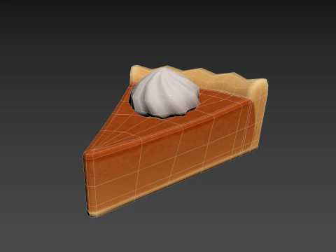 Pumpkin Pie 3D Model