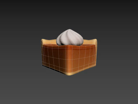 Pumpkin Pie 3D Model