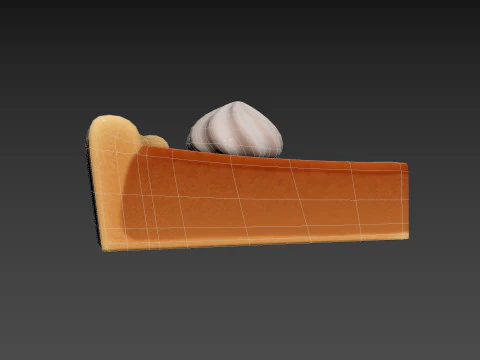 Pumpkin Pie 3D Model