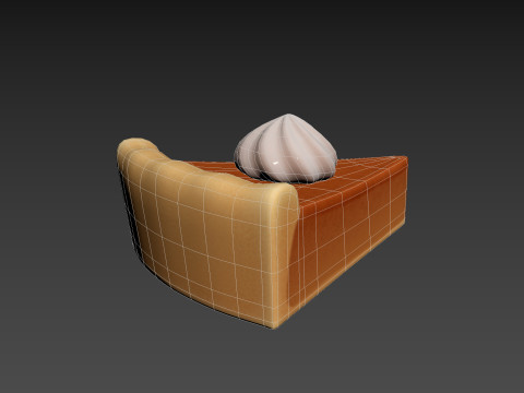 Pumpkin Pie 3D Модель