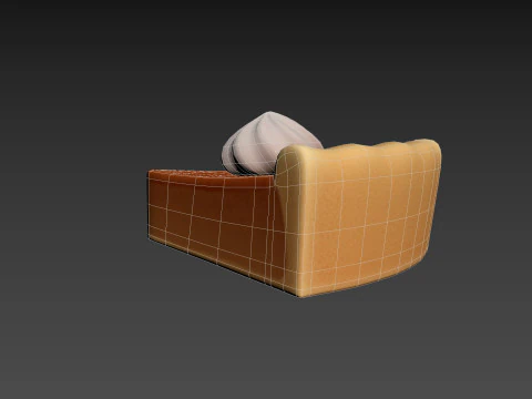 Pumpkin Pie 3D Model