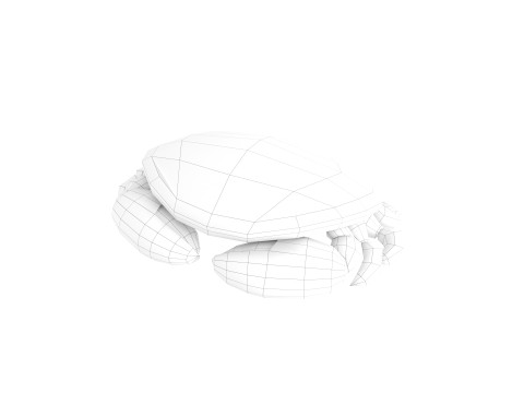 Steamed Crab 3D Модель