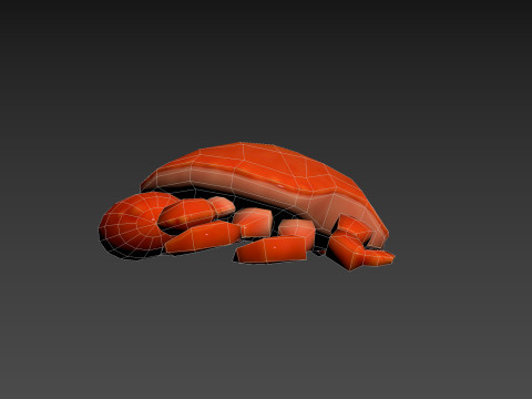 Steamed Crab 3D Модель