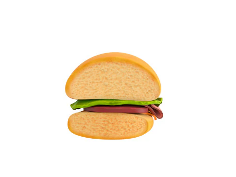 Submarine Sandwich 3D Model