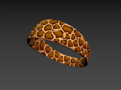 तेंदुआ हेडबैंड 3D मॉडल