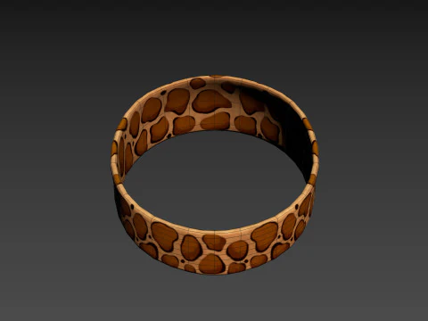 तेंदुआ हेडबैंड 3D मॉडल