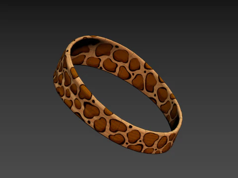 तेंदुआ हेडबैंड 3D मॉडल