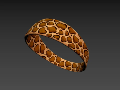 तेंदुआ हेडबैंड 3D मॉडल