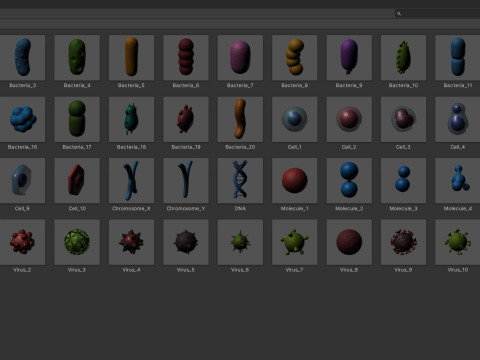 Biology Pack 3D Model