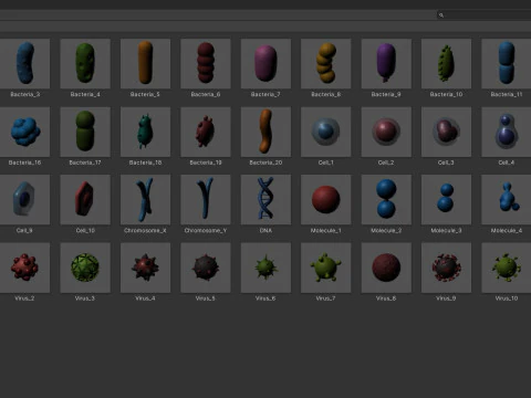 Biology Pack 3D Model