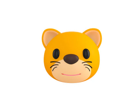 Cat Head 3D Model