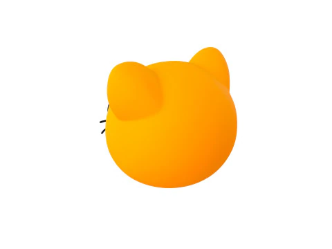 Cat Head 3D Model