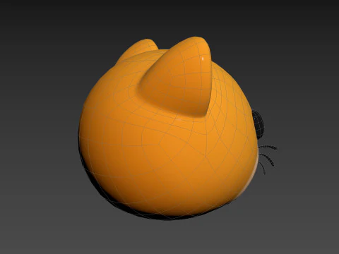 Cat Head 3D Model