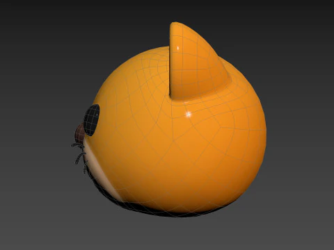 Cat Head 3D Model