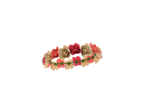 Flower Crown 3D Model