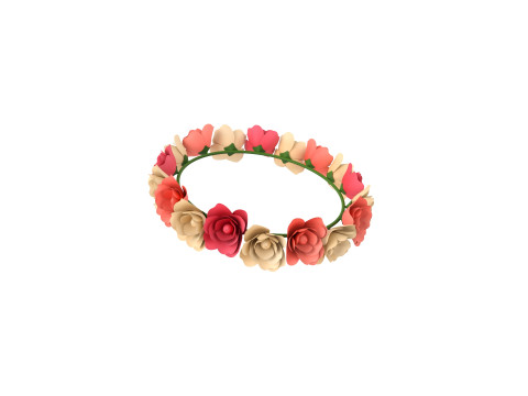 Flower Crown 3D Model