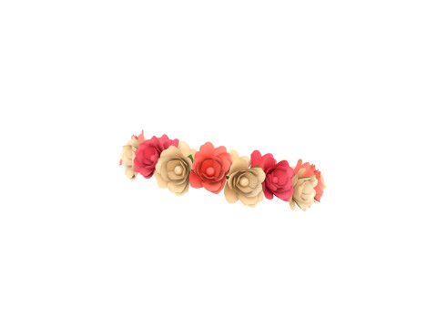 Flower Crown 3D Model