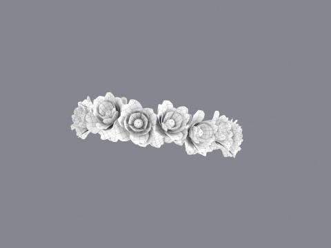 Flower Crown 3D Model