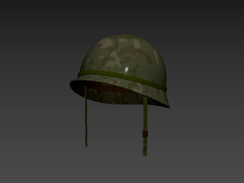 Army Helmet 3D Model