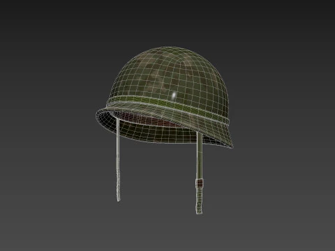 Army Helmet 3D Model