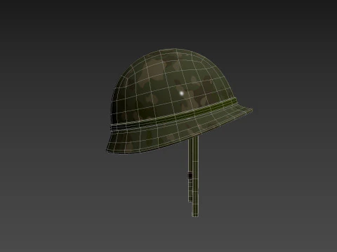Army Helmet 3D Model