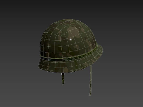 Army Helmet 3D Model