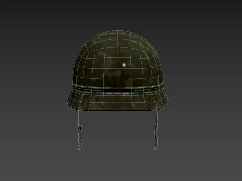 Army Helmet 3D Model