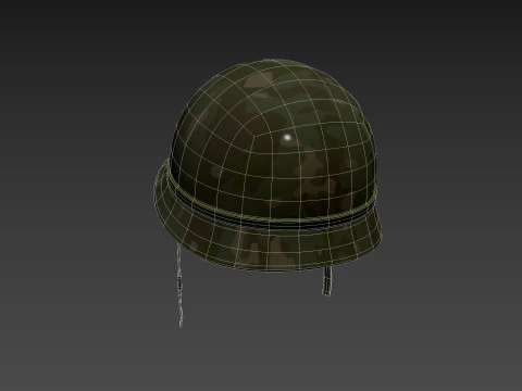 Army Helmet 3D Model