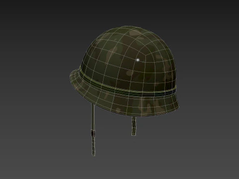 Army Helmet 3D Model