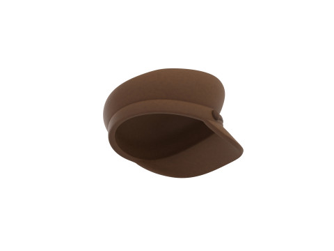 Brown Breton Hat 3D Model