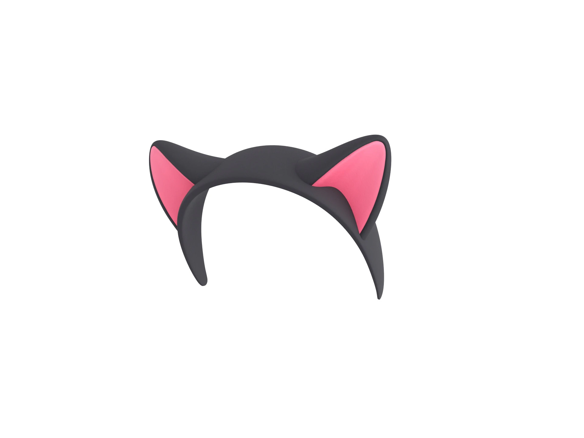 Cat Headband 3D Model .c4d .max .obj .3ds .fbx .stl .blend 