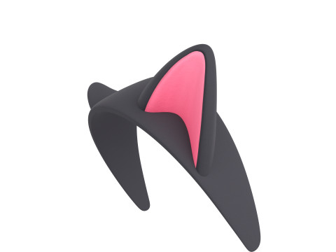 Cat Headband 3D Model