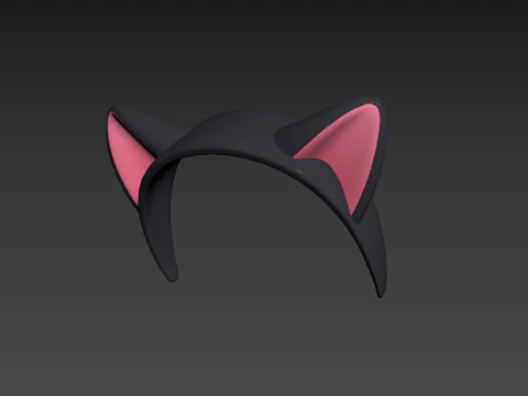 Cat Headband 3D Model
