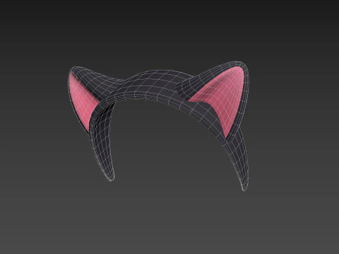 Cat Headband 3D Model