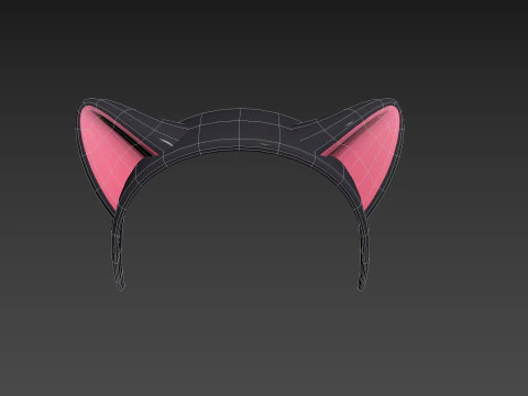 Cat Headband 3D Model