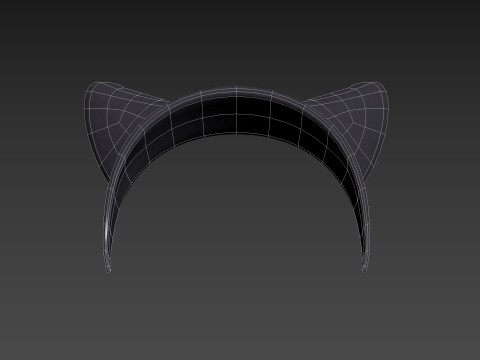 Cat Headband 3D Model