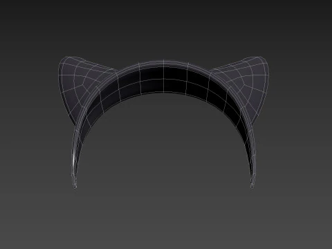 Cat Headband 3D Model
