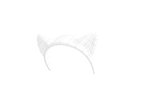 Cat Headband 3D Model