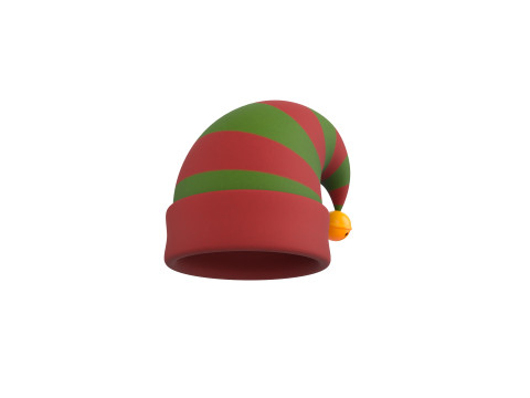 Christmas Elf Hat 3D Модель