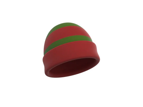 क्रिसमस योगिनी टोपी 3D मॉडल