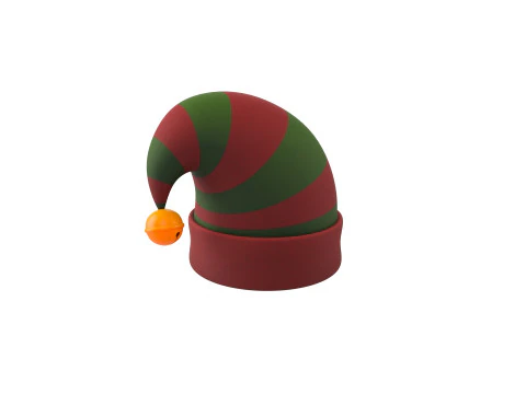क्रिसमस योगिनी टोपी 3D मॉडल