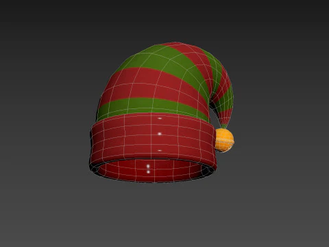 क्रिसमस योगिनी टोपी 3D मॉडल