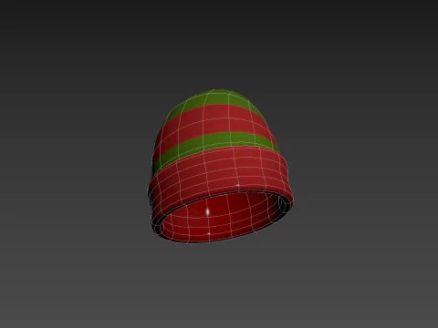 क्रिसमस योगिनी टोपी 3D मॉडल