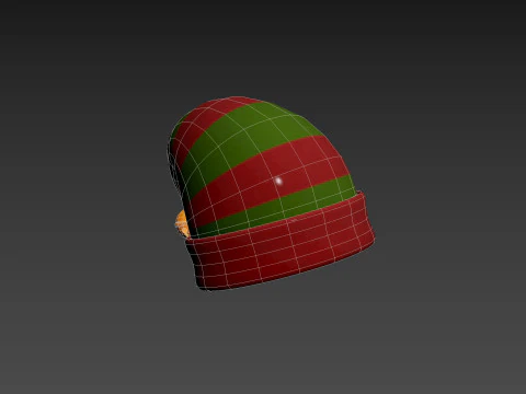 क्रिसमस योगिनी टोपी 3D मॉडल