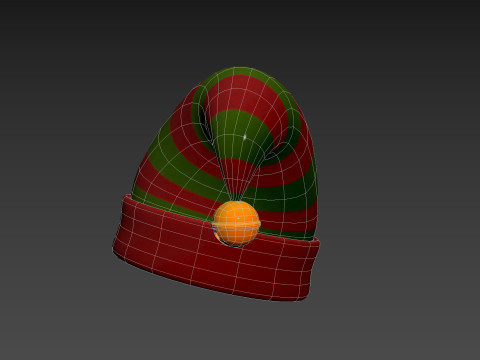 Christmas Elf Hat 3D Модель